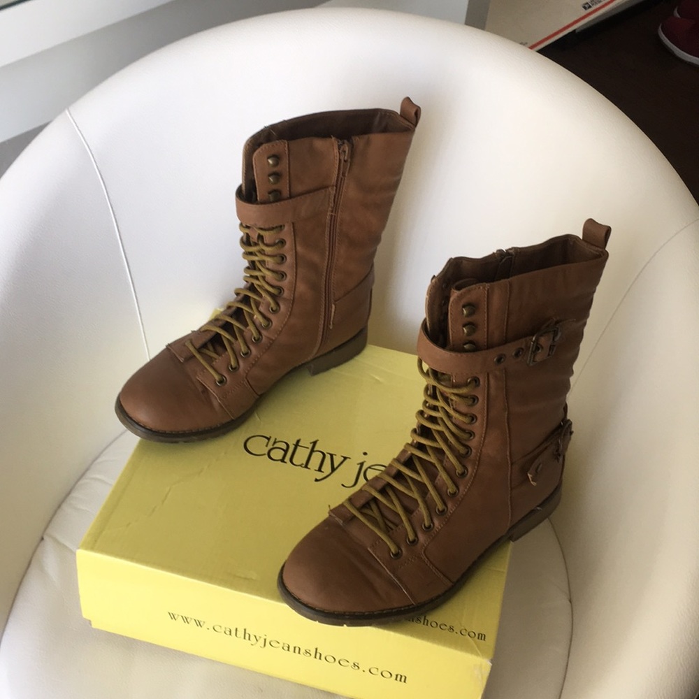 Cathy jean combat boots